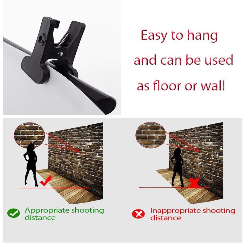 SJOLOON Black and Gold Backdrop Gold Spots Backdrop Vinyl Photography Backdrop Vintage Background for Family Birthday Party Newborn Studio Props 11547(8x8FT) - Image 3